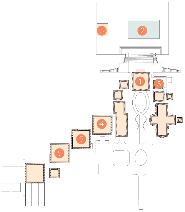 WaterWood Resort - The Estate map