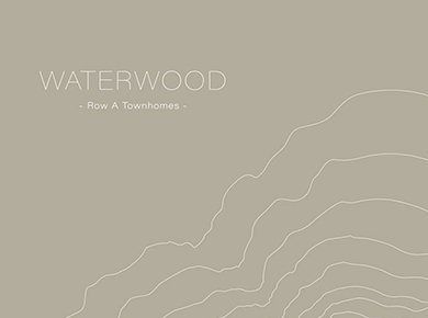 WaterWood Resort townhomes row A brochure