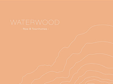 WaterWood Resort townhomes row B brochure